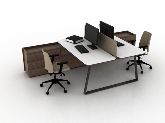 Coach Single office desk | Desks | Ergolain