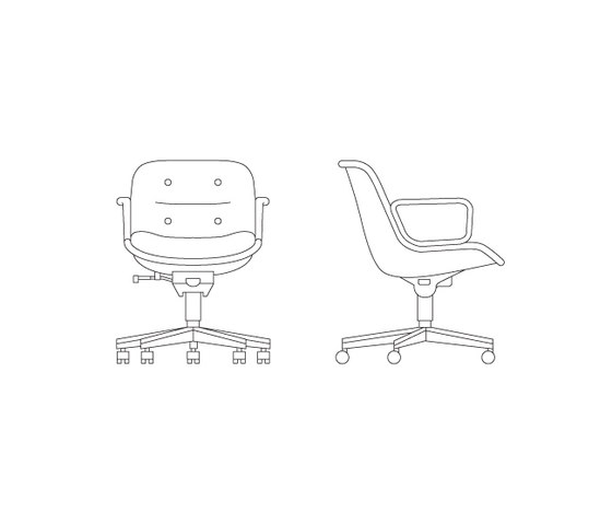 The Pollock Arm Chair | Armchairs | Knoll International
