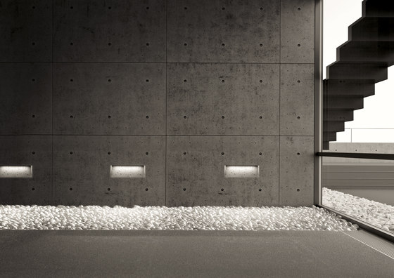 Ghost square | Outdoor recessed wall lights | Simes