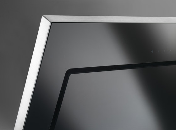 Mythos Hood Plus FMYPL 906 BK Stainless Steel Glass Black | Cappe aspiranti | Franke Home Solutions