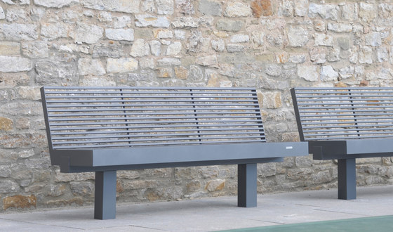 Sicorum M 100 Bench with armrests | Panche | BENKERT-BAENKE