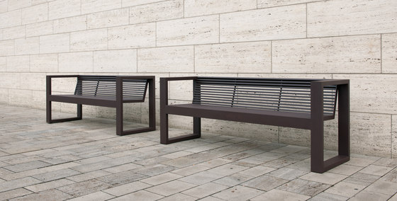 Sicorum M 100 Bench with armrests | Bancs | BENKERT-BAENKE