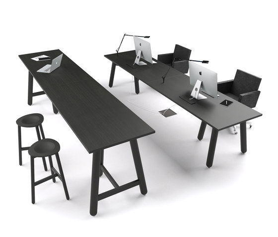 Beech Connect 71 rectangle | Contract tables | DUM