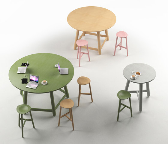 Beech Connect 71 round | Contract tables | DUM