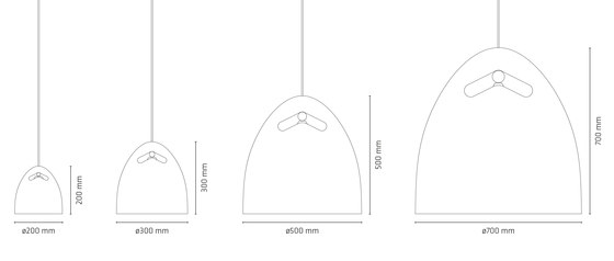 Bell+ 20 P1 | Lampade sospensione | Darø