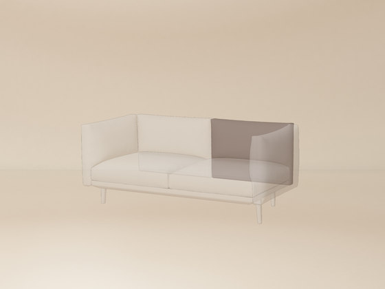 Boma bench 1-seater | Pufs | KETTAL