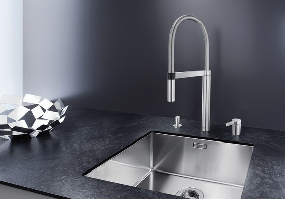 BLANCOCULINA-S Duo | Stainless Steel Satin Polished | Kitchen taps | Blanco