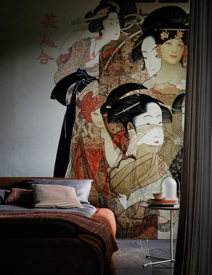 Nouveau Geisha | Carta parati / tappezzeria | Wall&decò