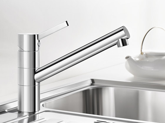 BLANCO TIVO-S | SILGRANIT Coffee Chrome | Kitchen taps | Blanco