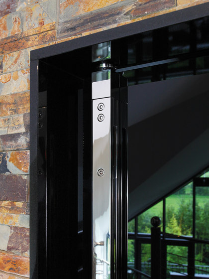 Akzent Door System/ Pivoting Door Rod Systems | Hinges | MWE Edelstahlmanufaktur