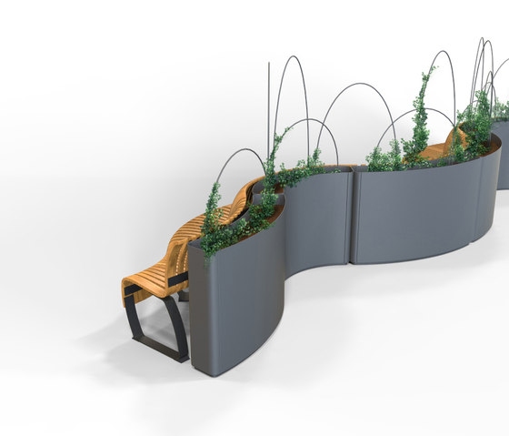 Planter Divider T-Connection |  | Green Furniture Concept