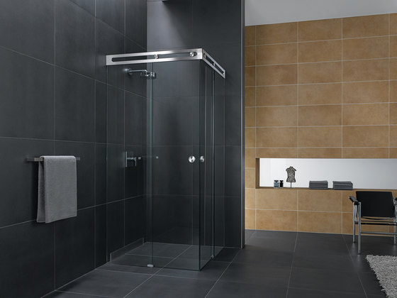 Luna Shower System | Quincaillerie portes de douche | MWE Edelstahlmanufaktur
