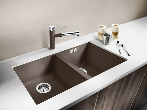 BLANCO SUBLINE 350/350-U | SILGRANIT Pearl Grey | Kitchen sinks | Blanco
