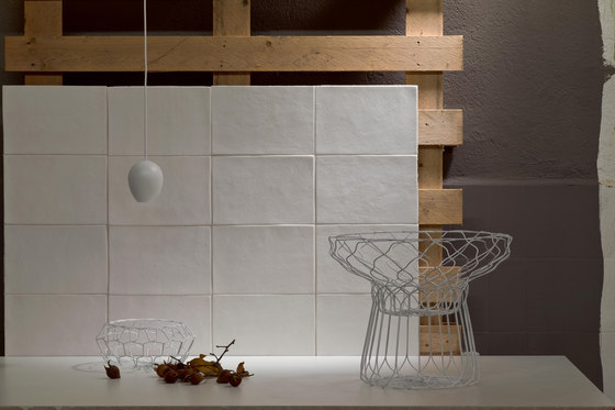 Bas-Relief patchwork bianco | Piastrelle ceramica | Ceramiche Mutina