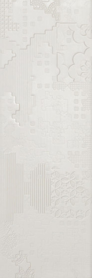 Bas-Relief patchwork nero | Carrelage céramique | Ceramiche Mutina