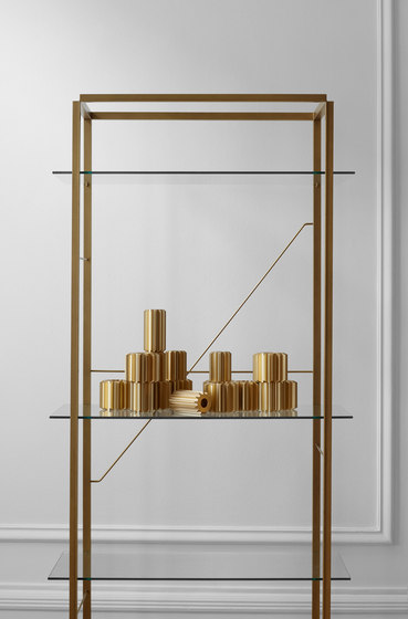 Florence Shelf Raw Gold | Large | Regale | NEW WORKS