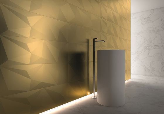 Facetado gold matt | Ceramic tiles | ALEA Experience