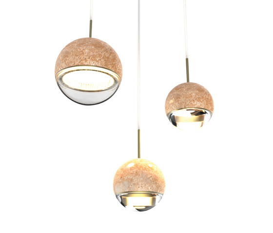 Wandering Star Indian Green Marble | Suspended lights | VISO