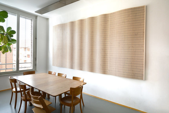 Acoustic Panel W2 plywood birch | Panneaux de bois | dukta