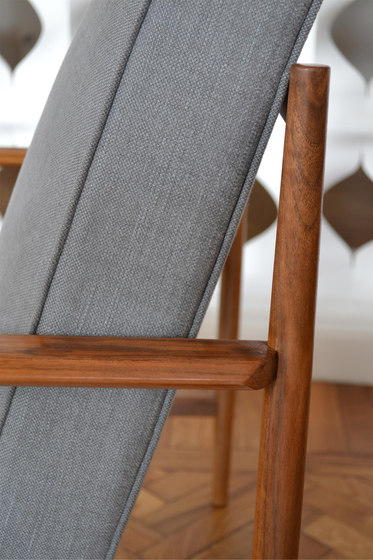 Gaia grey velvet armchair | Sillones | mg12