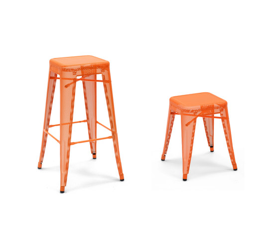 Perforated H50 stool | Hocker | Tolix