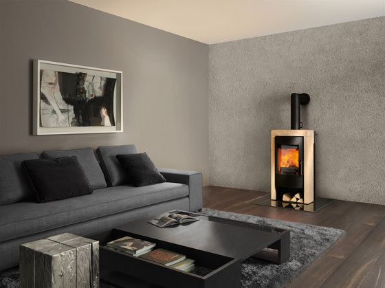 Fox II | with soapstone casing | Stoves | Rika