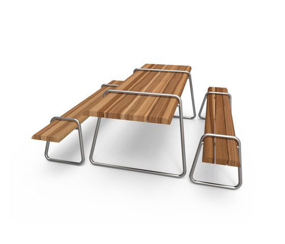 Clip-board picnic 220 | bench & table | Table-seat combinations | Lonc