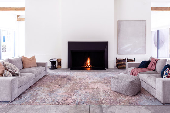 Elements Smoked transitional blue gold | Rugs | THIBAULT VAN RENNE