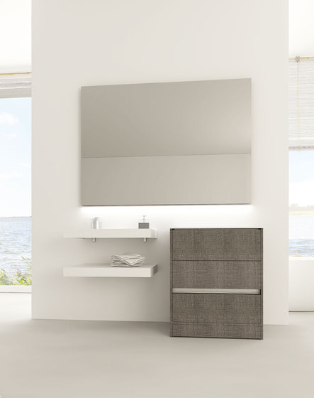 VANITY 700 Single Drawer Vanity Unit with Handle | Waschtischunterschränke | Finesse Designs