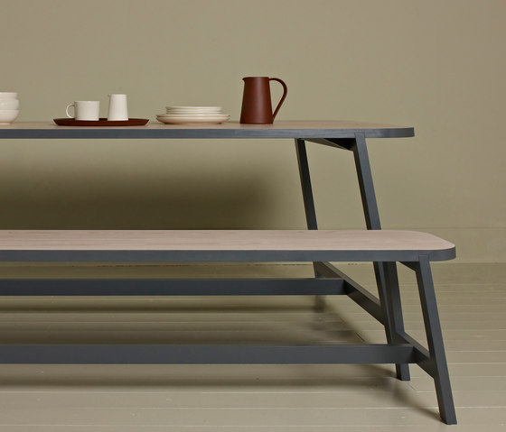 Dining Table Three - Beech/Grey Lacquered | Tavoli pranzo | Another Country