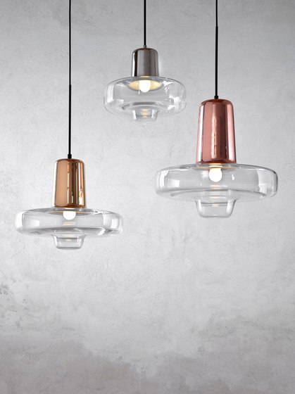 Spin Light | Medium Copper | Lámparas de suspensión | LASVIT