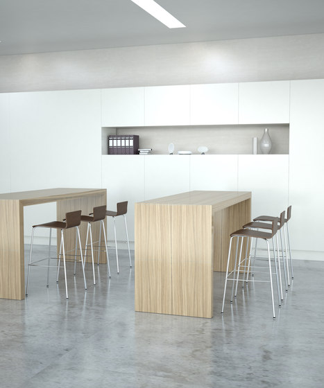Parma angled metal café table | Tables collectivités | ERG International