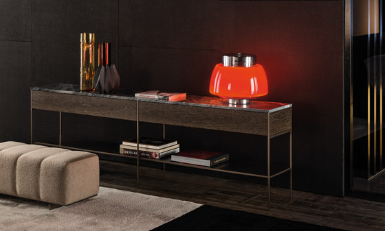 Calder "Bronze" Console Table | Sideboards / Kommoden | Minotti