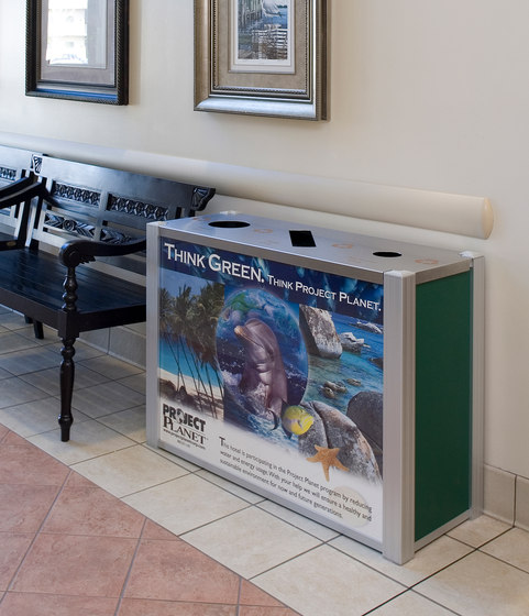 Audubon Recycling and Trash Receptacles | Waste baskets | DeepStream Designs
