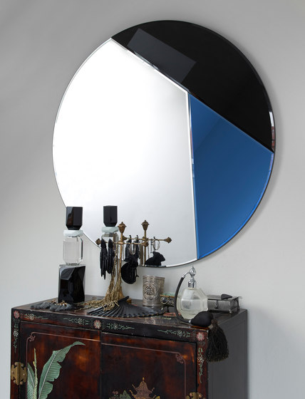 Nouveau 90 silver / midtnight blue / burgundy | Miroirs | Reflections Copenhagen
