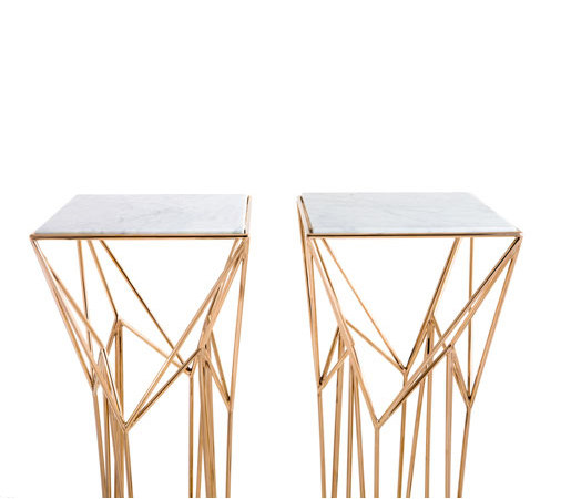 Archimedes Bronze Limited Edition Large Side Table | Side tables | Matthew Shively