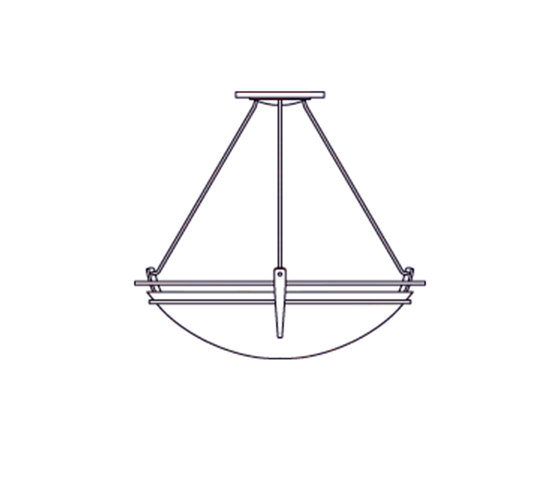 Presidio Tryne Large Scale Pendant | Lámparas de suspensión | Hubbardton Forge