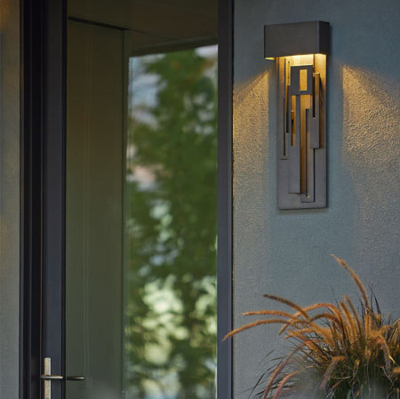 Collage Large LED Outdoor Sconce | Lámparas exteriores de pared | Hubbardton Forge