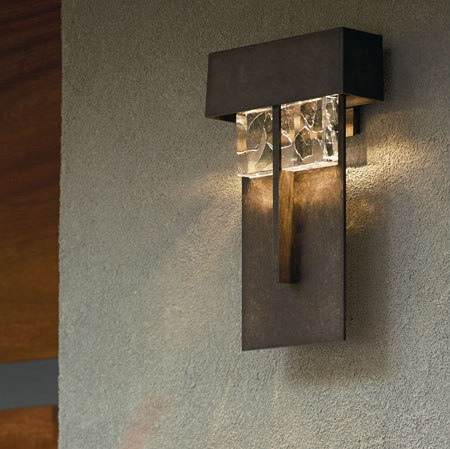 Shard Large LED Outdoor Sconce | Lámparas exteriores de pared | Hubbardton Forge