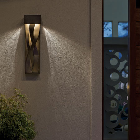Tress Large LED Outdoor Sconce | Lámparas exteriores de pared | Hubbardton Forge