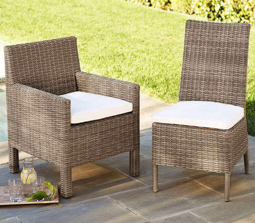 Torrey All-Weather Wicker Dining Chair - Natural | Sedie | Distributed by Williams-Sonoma, Inc. TO THE TRADE