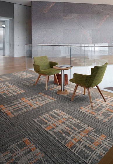 World Woven Scottish Sett - Plaid Brown | Carpet tiles | Interface