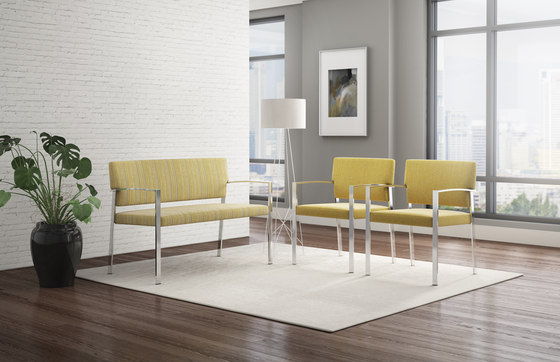 Steel Side Chair / Brushed Stainless Steel Frame | Sedie | Trinity Furniture