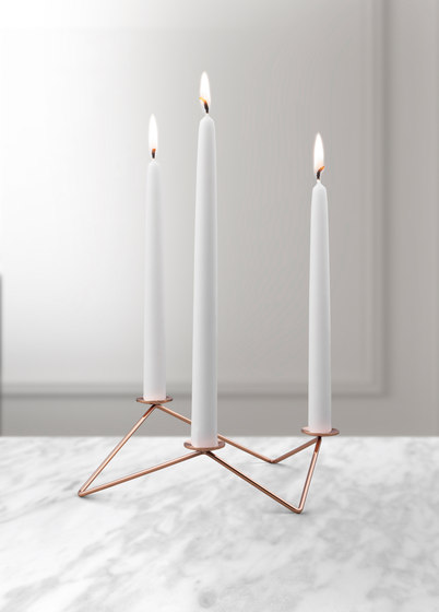 Avani | Copper Polished Finish | Candlesticks / Candleholder | beyond Object