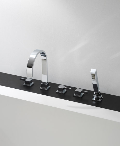 Qubic - Concealed shower mixer 1/2" - exposed parts | Duscharmaturen | Graff