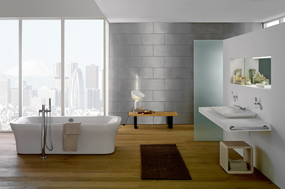 Sento - Floor-mounted bathtub mixer | Robinetterie pour baignoire | Graff