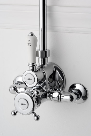 Canterbury - 3/4" concealed thermostatic valve - exposed parts | Shower controls | Graff