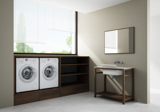 Âme cabinet 2 drawers integrated washbasin | Lavabi | Idi Studio