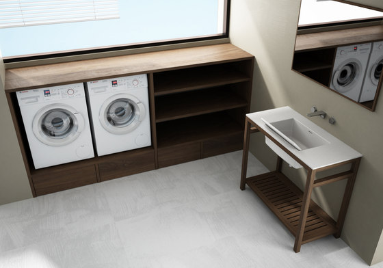Âme cabinet 1 shelf | Wash basins | Idi Studio