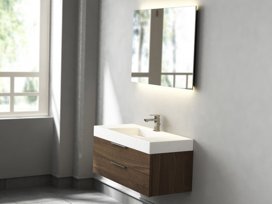 Dado hanging cabinet 2 drawers washbasin | Meubles sous-lavabo | Idi Studio